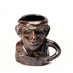 Limited Edition Don Bradman Caricature Jug - Bendigo Pottery - Ceramics