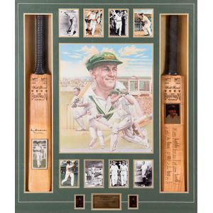 Don Bradman cricket bat - price guide and values