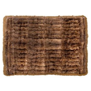 A possum skin rug, circa 1900, 190 x 144 cm