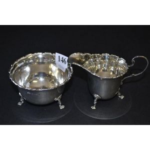 Sterling Silver Milk and Creamer Set - Jugs & Ewers - Silver