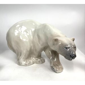 A Royal Copenhagen, Denmark porcelain figure of a polar bear,&hellip;