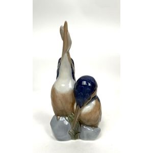 A Royal Copenhagen, Denmark porcelain figure of two Kingfishers,&hellip;
