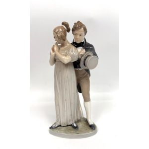 A Royal Copenhagen, Denmark figure of a courting couple, no.&hellip;