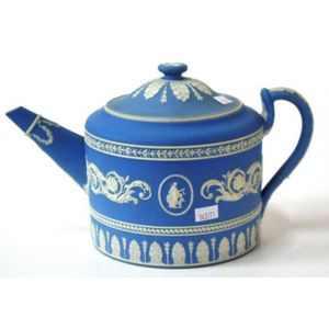 Antique John Wedg Wood Tyrol Purple Polychrome hotsell Teapot