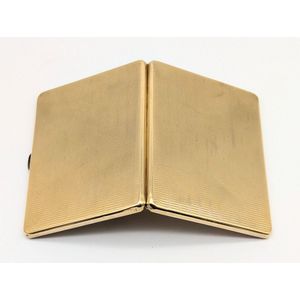 Art Deco 9ct Gold Gentlemans Cigarette Case, London 1928 Hallmarked -  Smoking Accessories - Cigar/Cigarette Cases and Boxes