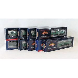 Nine various Bachmann model railway carriages, 'Bachmann Branch…