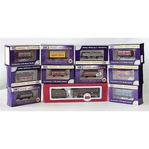 Eleven Dapol models, including ten freight and a locomotive…