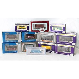 Eleven Dapol freight models, and one other Bachmann, boxed (12).