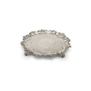 A Victorian silver salver, Edward & John Barnard, London,…
