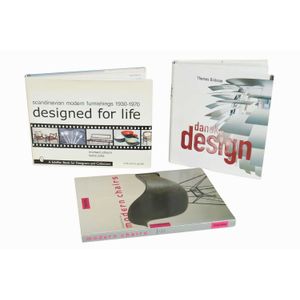 Modern design books, three books on modern and Scandinavian…