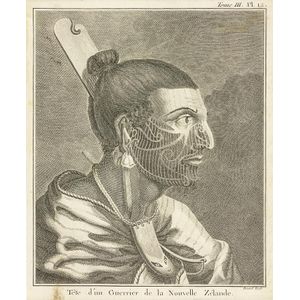 After Sydney Parkinson. TetĂȘ d'un Guerrier de la Nouvelle…