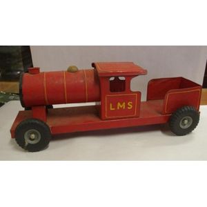 Triang Lion Bros locomotive floor toy, 50 cm long approx.