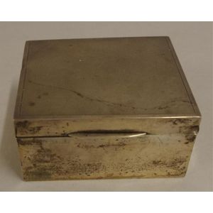 Sterling Silver Trinket Box, Marked, 10.5cm x 9cm - Boxes, Jewellery ...