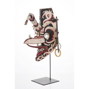 An impressive Dayak Hudoq mask. Kalimantan, Indonesia, 20th&hellip;