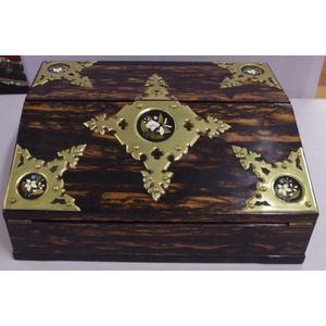 Superb Victorian coromandel writing box, by Betjemann & Sons,…