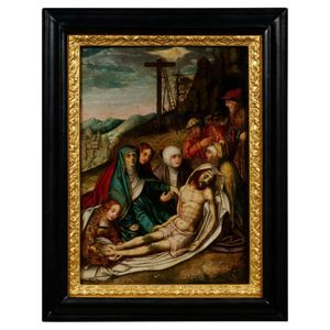 Flemish school late 16th-early 17th century. The lamentation…