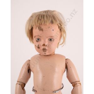 Schoenhut wooden character doll, all painted features with…