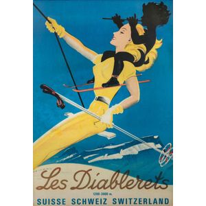 Martin Peikert (1901-1975), Les Diablerets 1200 - 3000m. Suisse…
