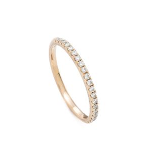 A half hoop Diamond eternity ring main image 0