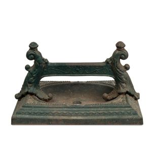 French 19th Century Cast Iron Boot Scraper - Fireside Antiques