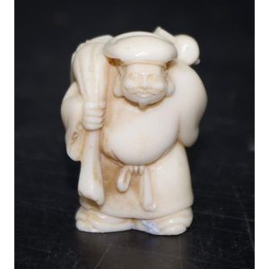 Carved Japanese Bone, Horn Or Antler Netsuke - Price Guide And Values