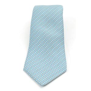 A silk tie by Hermes, styled with the Chaine d'Ancre design on&hellip;