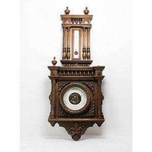 An impressive French Henry II walnut square cased wall…