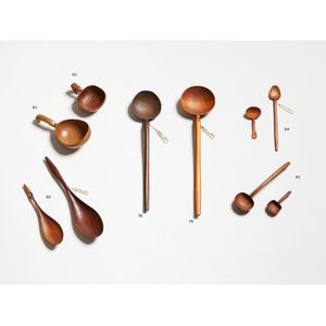 Levi Borgstrom, carved wooden ladle, with a tag inscribed…