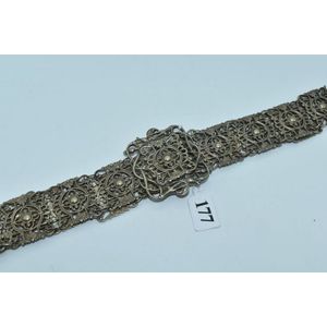 silver plated belt