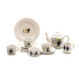 Early English Felix the cat children's tea set. 9 pieces.…
