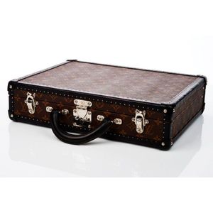 Louis Vuitton Boite Bijoux Jewelry Case Monogram Canvas Brown 210000324