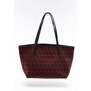 Vintage FENDI Roma Shoulder Bag Purse Red Snake Skin Leather 