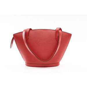 Louis Vuitton Duomo Hobo bag and Damier Ebene Josephine Wallet in red