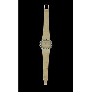 Bulova Dior 14ct yellow gold ladies watch. Bezel set with…
