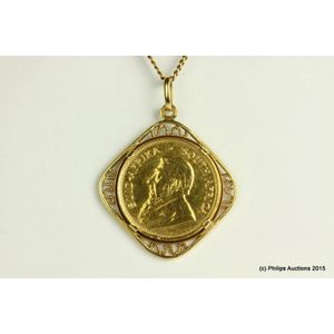 Kruger coin deals necklace