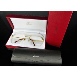 Must de Cartier spectacles complete with frames, lenses, case,…