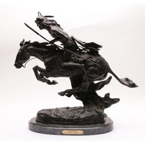After Frederic Remington, bronze sculpture of 'The Cheyenne'…