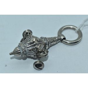 Victorian sterling silver baby's rattle, hallmarked Birmingham…
