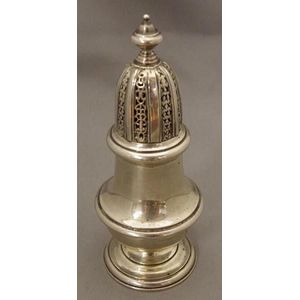 London 1966 Sterling Silver Sugar Caster - 160g - Condiment & Cruet ...