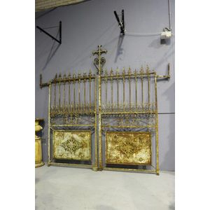 Impressive antique early 19th century French Church entrance…