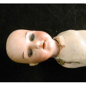 15” Antique Germany Bisque Doll Heubach Kopplesdorf 275 9/0 Kidolene Body #L