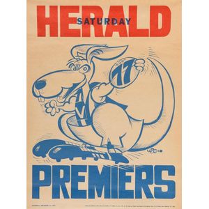 North Melbourne: 1977 original Weg poster. Good condition.
