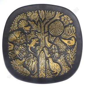 A Crown Lynn Potteries 'Legend' plate, rounded square form with&hellip;