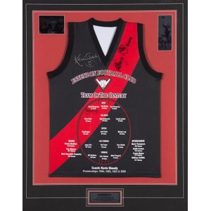 Essendon: Essendon 'Team of the century' jumper, signed by…