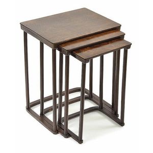 A nest of Josef Hoffmann side tables. C. 1940s, Vienna.…