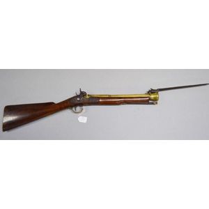A choice English percussion blunderbuss by Baker of Burringdon&hellip;