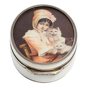 An Austrian late 19th century gilt silver, guilloche and ivory…