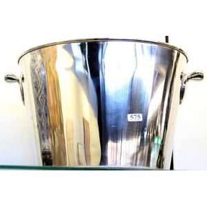 A vintage French silver plate champagne cooler, of various…