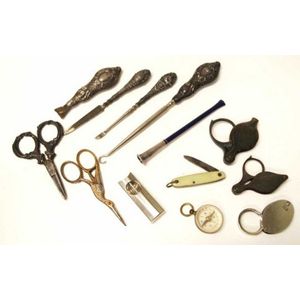 Quantity collectables including silver, silver handled boot…