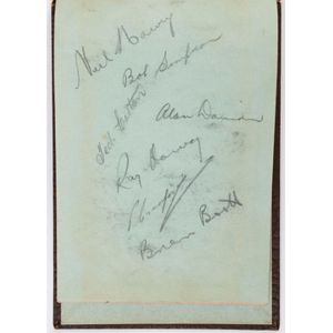 1956 Melbourne Olympics: autograph book containing signatures&hellip;